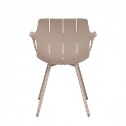 SILLA CON BRAZOS YAMAL CON PATAS DE METAL