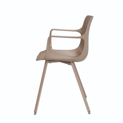 SILLA CON BRAZOS YAMAL CON PATAS DE METAL