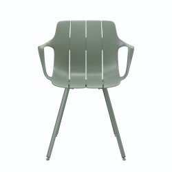 SILLA CON BRAZOS YAMAL CON PATAS DE METAL