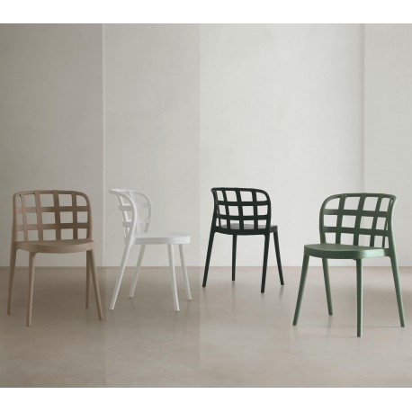 SILLA DE POLIPROPILENO GINA APILABLE