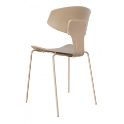 SILLA DE DISEÑO RENE CON PATAS DE METAL