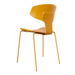 SILLA DE DISEÑO RENE CON PATAS DE METAL