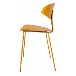 SILLA DE DISEÑO RENE CON PATAS DE METAL