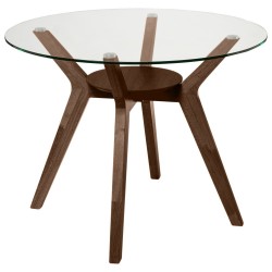 MESA REDONDA SABRINE DE CRISTAL TEMPLADO