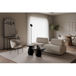 SILLA CON BRAZOS ABIGAIL CON PATAS DE DISEÑO