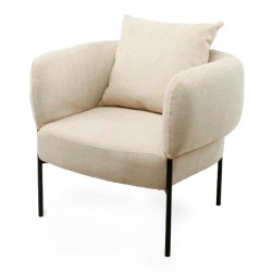 BUTACA CON BRAZOS AGADIR EN TEJIDO 100% POLIESTER