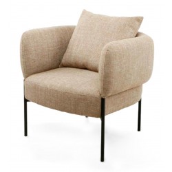 BUTACA CON BRAZOS AGADIR EN TEJIDO 100% POLIESTER