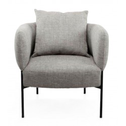 BUTACA CON BRAZOS AGADIR EN TEJIDO 100% POLIESTER