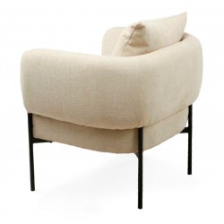 BUTACA CON BRAZOS AGADIR EN TEJIDO 100% POLIESTER