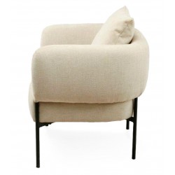 BUTACA CON BRAZOS AGADIR EN TEJIDO 100% POLIESTER