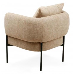 BUTACA CON BRAZOS AGADIR EN TEJIDO 100% POLIESTER