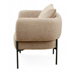 BUTACA CON BRAZOS AGADIR EN TEJIDO 100% POLIESTER