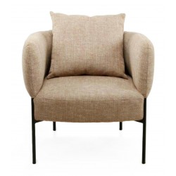 BUTACA CON BRAZOS AGADIR EN TEJIDO 100% POLIESTER