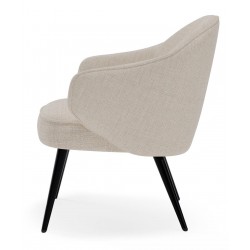 BUTACA CON BRAZOS MACAO CON DISEÑO CURVILINEO