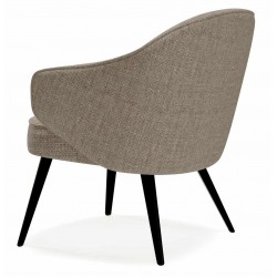 BUTACA CON BRAZOS MACAO CON DISEÑO CURVILINEO