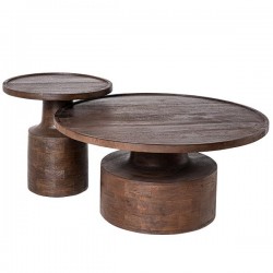 MESAS SAHIB DE MADERA DE MANGO