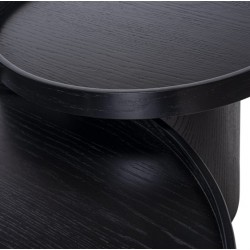 MESAS ROMEO-EDISON DE CHAPA DE ROBLE