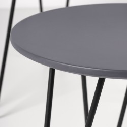 MESAS DE CENTRO FABIO-NERO REDONDAS