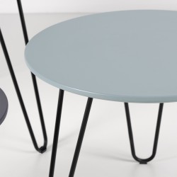 MESAS DE CENTRO FABIO-NERO REDONDAS
