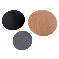 MESAS DE CENTRO FABIO-NERO REDONDAS