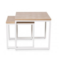 JUEGO DE MESA DE CENTRO PIERO CUADRADAS