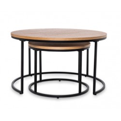 JUEGO DE MESA DE CENTRO ADRIANO REDONDAS