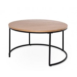 JUEGO DE MESA DE CENTRO ADRIANO REDONDAS