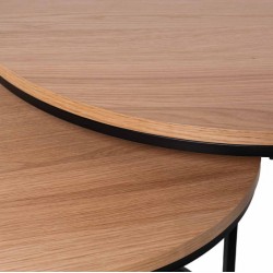 JUEGO DE MESA DE CENTRO ADRIANO REDONDAS