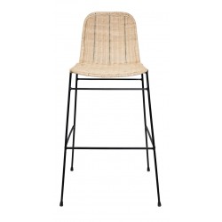 TABURETE DE RATAN CARLO