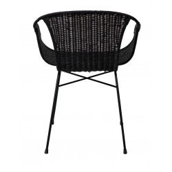 SILLA DE RATAN ALLEGRA CON BRAZOS