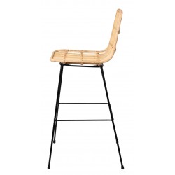 TABURETE GUIDO DE RATAN TRENZADO