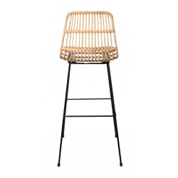 TABURETE GUIDO DE RATAN TRENZADO