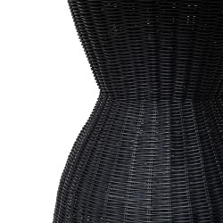 MESA DE TECA CHIARA CON EL PIE DE RATAN