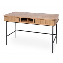 ESCRITORIO CORNELL DE CHAPA DE ROBLE NATURAL