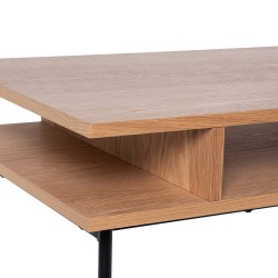 ESCRITORIO ALABAMA DE CHAPA DE ROBLE NATURAL