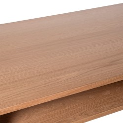 ESCRITORIO ALABAMA DE CHAPA DE ROBLE NATURAL