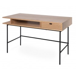 ESCRITORIO ALABAMA DE CHAPA DE ROBLE NATURAL