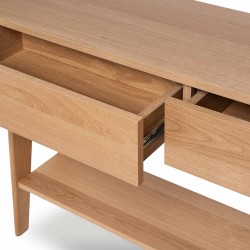 CONSOLA ELVAS DE MADERA DE ROBLE