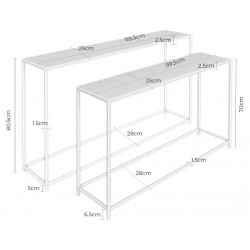 SET DE CONSOLAS VEDA. DOBLE DISEÑO, DOBLE ESTILO