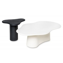 MESA DE CENTRO MUKUL DE MANGO Y SIMIL CEMENT