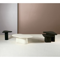 MESA DE CENTRO MUKUL DE MANGO Y SIMIL CEMENT