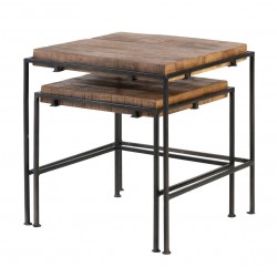 MESITAS AUXILIARES ZAID DE MADERA DE MANGO