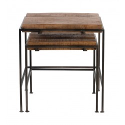 MESITAS AUXILIARES ZAID DE MADERA DE MANGO