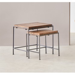 MESITAS AUXILIARES ZAID DE MADERA DE MANGO