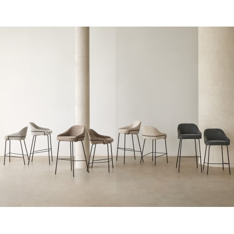 TABURETE TAPIZADO ARNY-LOUIS