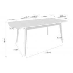 MESA EXTENSIBLE ROBLE ENMA-KENNA