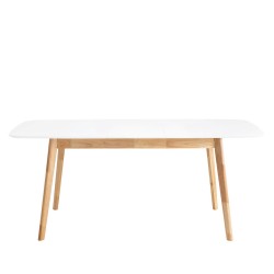MESA EXTENSIBLE ENMA-KENNA DE ESTILO NORDICO