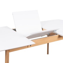 MESA EXTENSIBLE ENMA-KENNA DE ESTILO NORDICO
