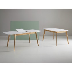 MESA EXTENSIBLE ENMA-KENNA DE ESTILO NORDICO