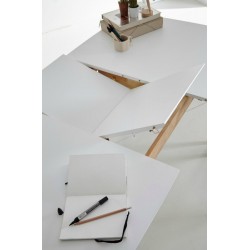 MESA EXTENSIBLE ENMA-KENNA DE ESTILO NORDICO